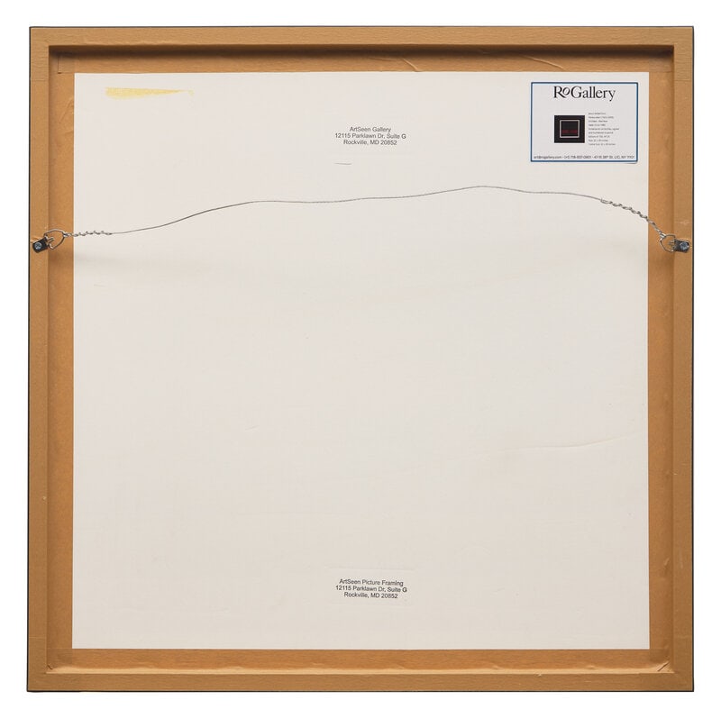 Jesus Rafael Soto (Venezuelan, 1923-2005) Untitled (Red Row), c. 1973 - 3