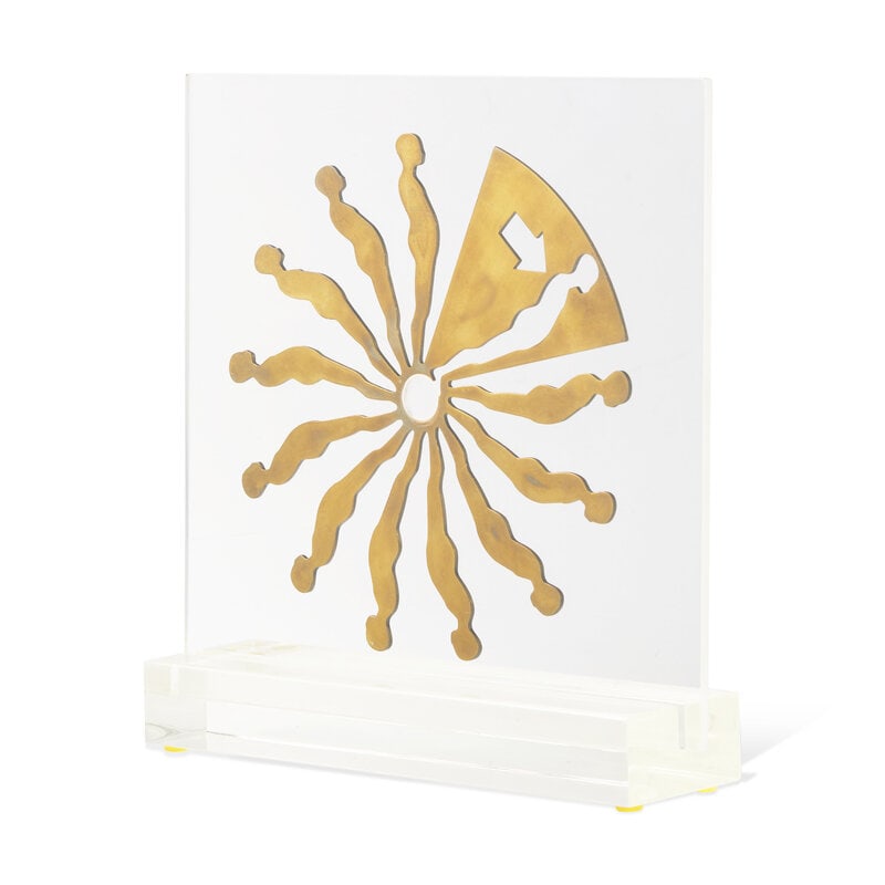 Ernest Tino Trova (American, 1927-2009) Study/Falling Man (Suspended Relief), 1969 - 2