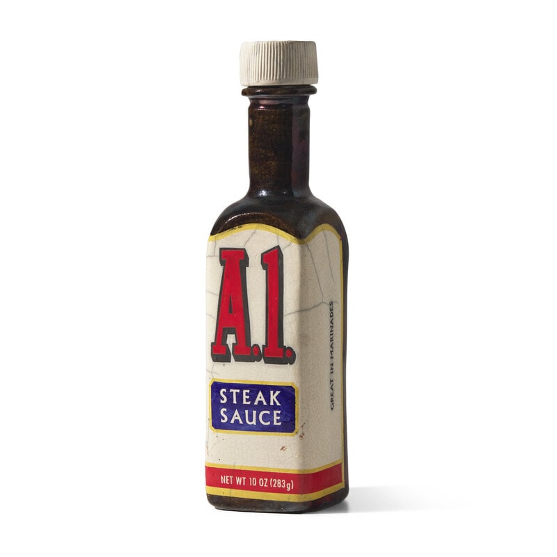 Karen Shapiro (American, b. 1947) A-1 Bottle: Karen Shapiro(American, b. 1947)A-1 Bottleceramicstamped under base: K 14 x 4 inches. Dr. Gary London Revocable Trust This lot is located in Philadelphia. Size14 x 4 inches.Signaturestamped under