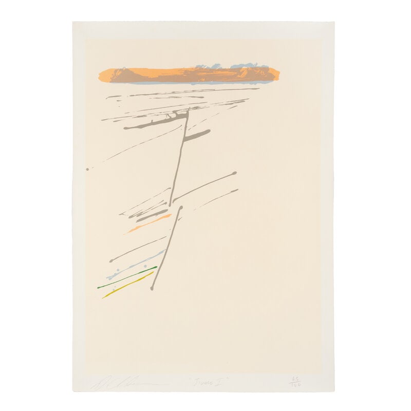 Dan Christensen (American, 1942-2007) Jivaro I, Jivaro II, MicMac I, and MicMac II (four works) - 2