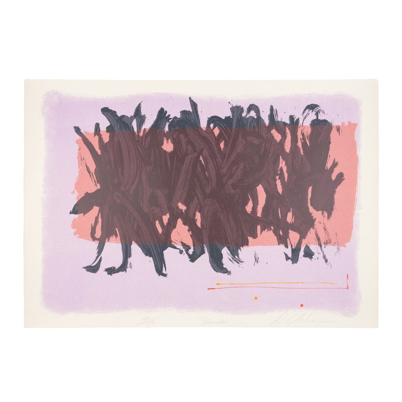 Dan Christensen (American, 1942-2007) Shanidar and Veeda (two works) - 2