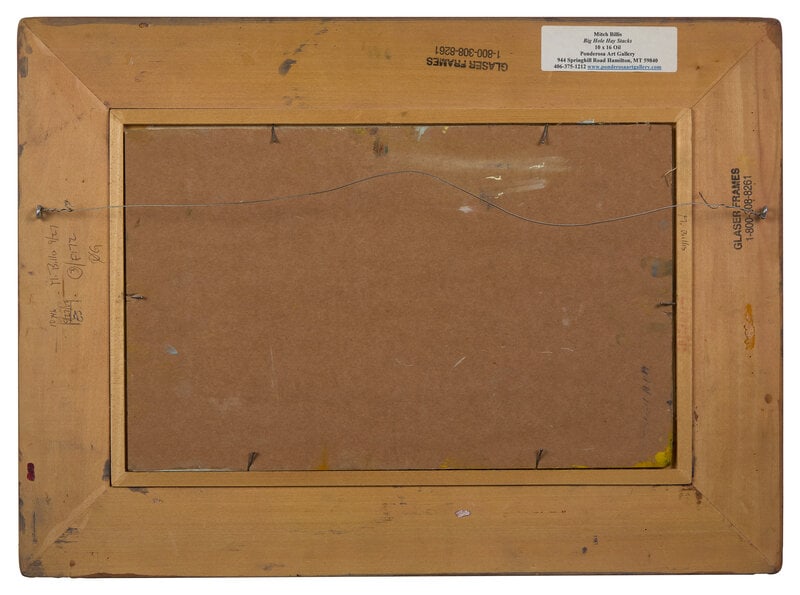 Mitch Billis (American, b. 1937) Big Hole Hay Stacks - 3