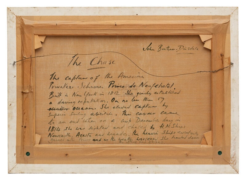 John Bentham-Dinsdale (British, 1927-2008) The Chase, The Capture of the American Privateer Schooner - 4