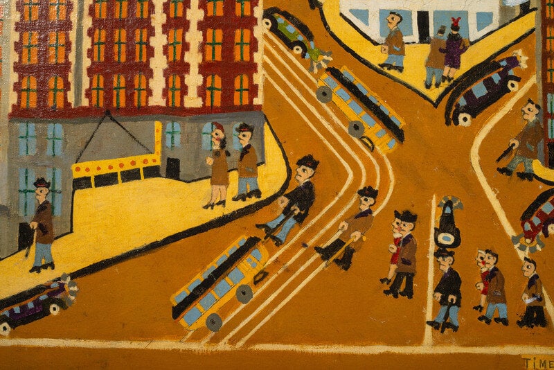 Israel Litwak (Russian/American, 1867-1960) Times Square, 1942 - 2