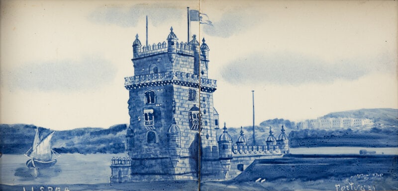 Two Framed Portuguese Azulejo Tile Plaques - 3