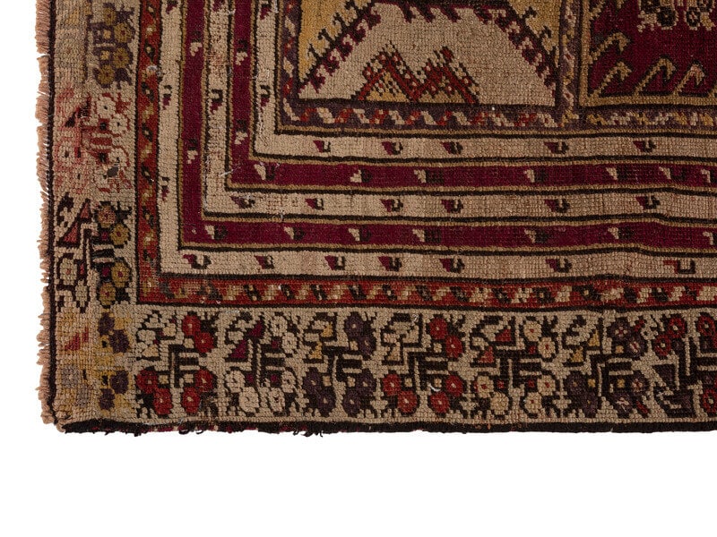 A Central Anatolian Prayer Rug and a Turkish Saph Rug - 3