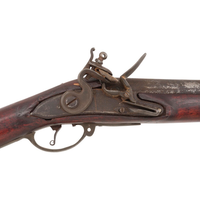 Composite Continental Flintlock Musket Marked Douglas - 2