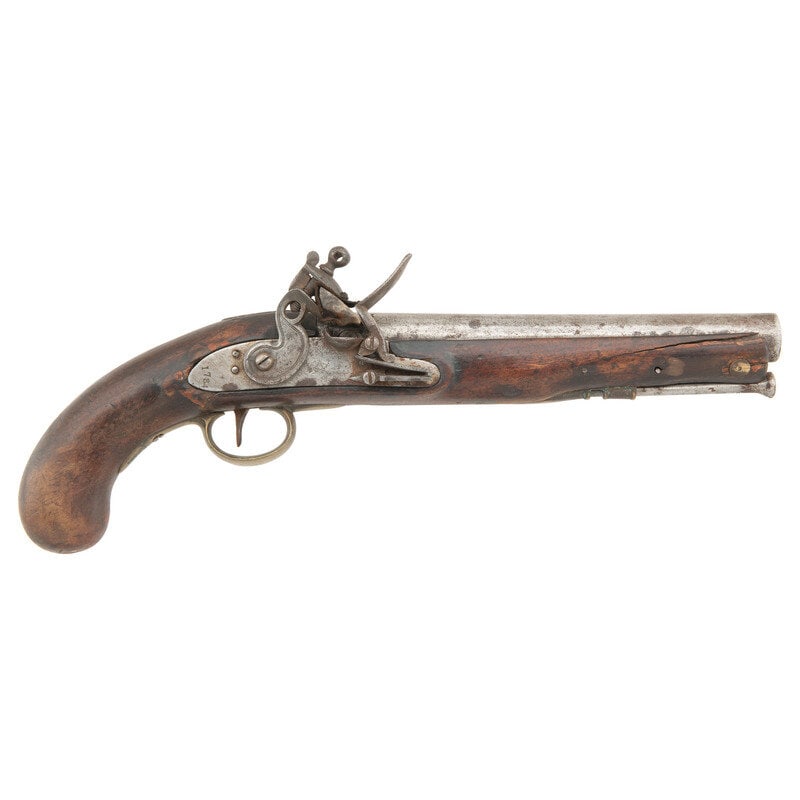 Repaired British New Land Flintlock Pistol (1 of 2)