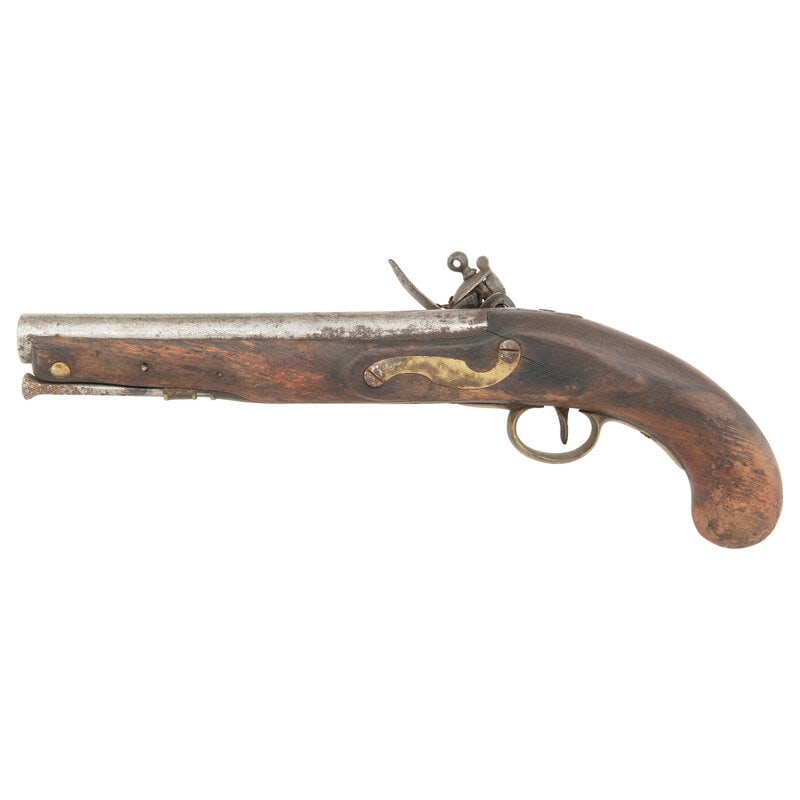 Repaired British New Land Flintlock Pistol - 2