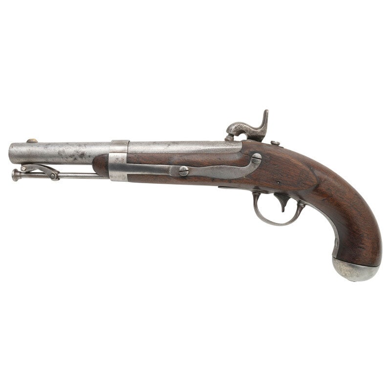 US Model 1836 A.H. Waters Pistol Converted to Percussion - 2
