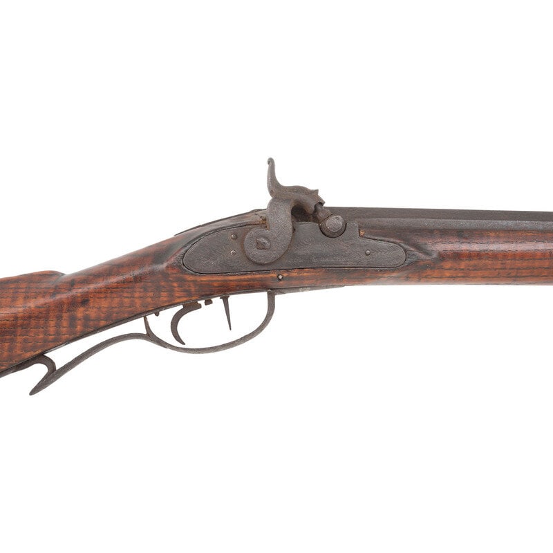 Iron Mounted Full Stock Percussion "Po Boy" Rifle with Moore & Baker Lock - 2