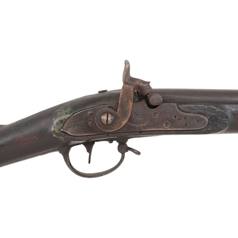 Cut Down Percussion Drum Conversion of a US Model 1795 Musket with Decorative Additions - 2