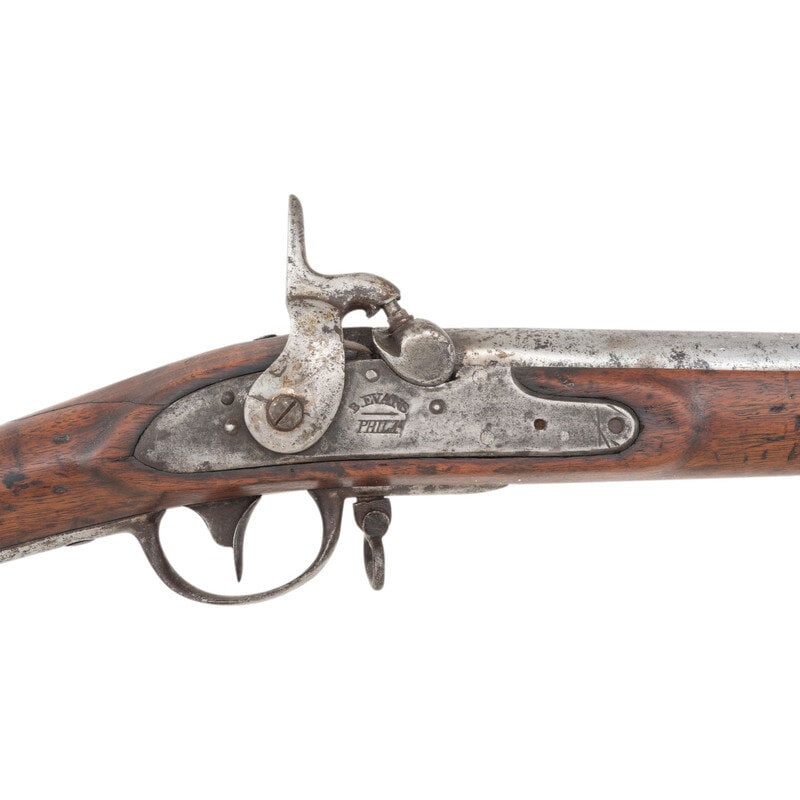 Confederate Style Brazed Bolster Conversion of an B Evans Model 1812 Contract Musket with Bayonet - 2