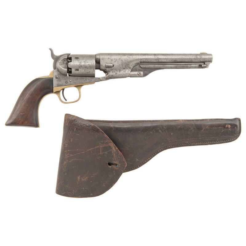 Colt Model 1861 Navy Revolver with Holster (1 of 4)