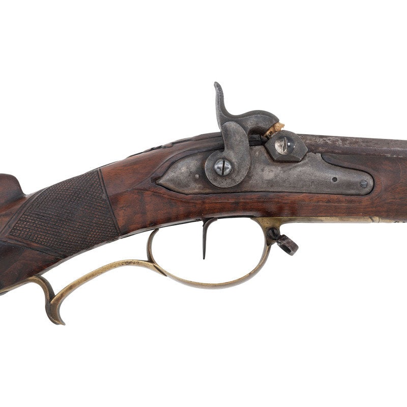 Late 18th/Early 19th Century Percussion Converted Jaeger Rifle by Johann Christian Paul Baetz of Nur - 3