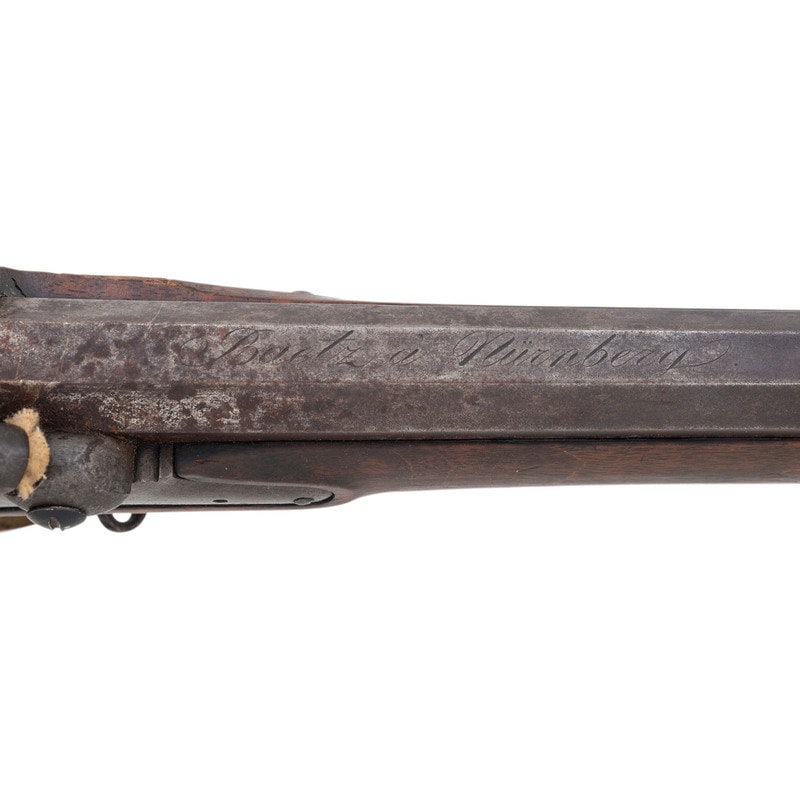 Late 18th/Early 19th Century Percussion Converted Jaeger Rifle by Johann Christian Paul Baetz of Nur - 5