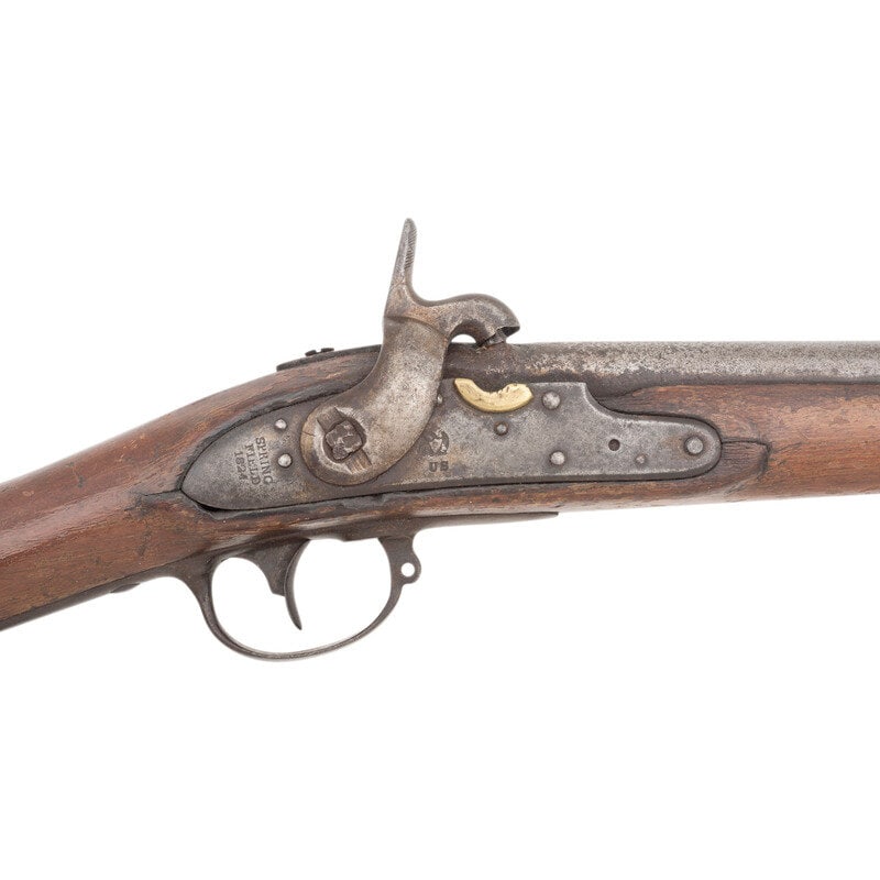 Cut Down US Model 1822 (1816 Type II) Percussion Altered Musket - 2
