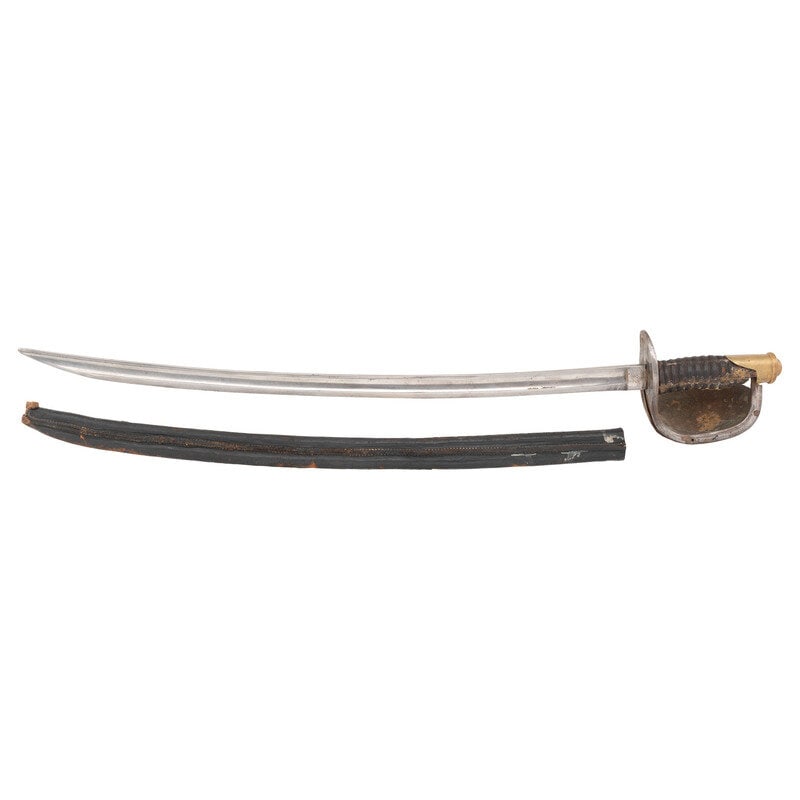 Composite US Model 1860 Style Naval Cutlass made from an 1860 Cavalry Saber - 2