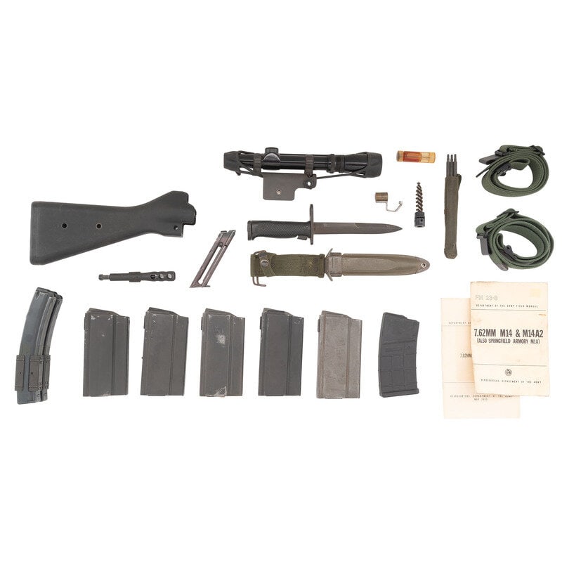 Mixed Lot of Firearms Magazines & Accessories including MP5 and M14 Magazines  (1 of 2)