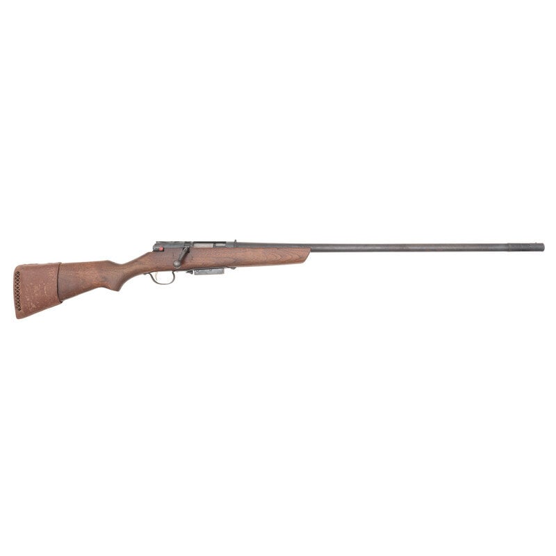 **Marlin Model 55 Goose Gun: **Marlin Model 55 Goose Gun 12 Gauge. 31" barrel length. SN: NSN. Choke Reads 16 Gauge Cylinder. 3" chamber length. Blued finish with polished bolt in walnut semi-pistol grip stock mounting fixed rear