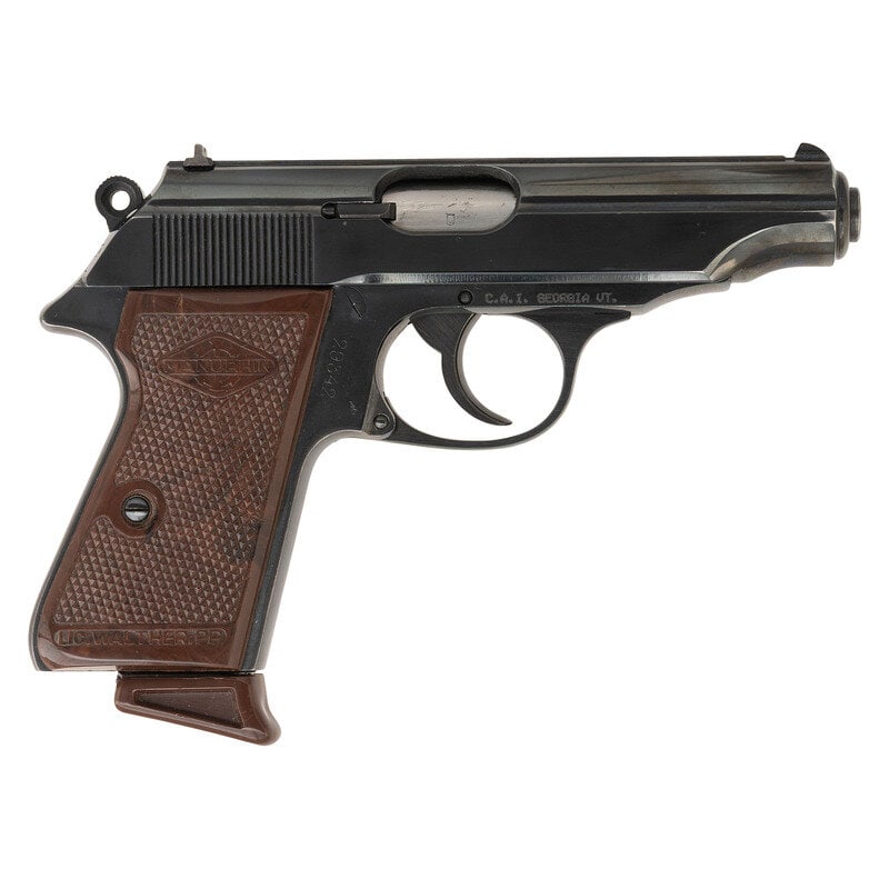 **French Manurhin Walther PP .32 ACP Pistol in Matching Box with Matching Magazines - 2