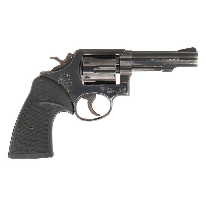 *Smith & Wesson Model 10-6 with Custom DAO Trigger and Pachmayr Grips (1 of 2)