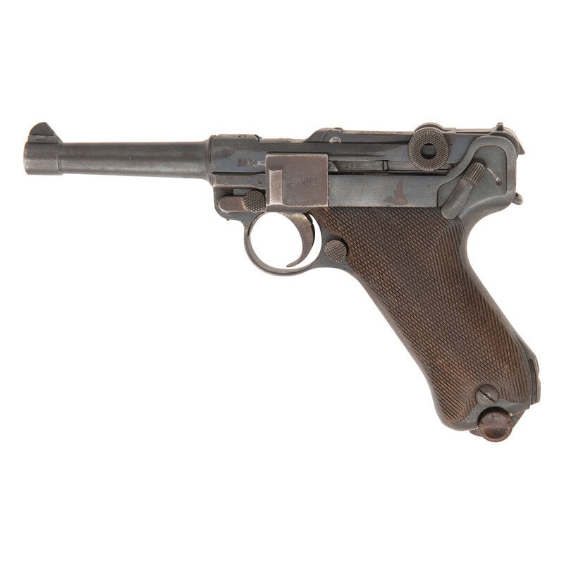 **Erfurt 1918 Luger P.08 Pistol  - 2