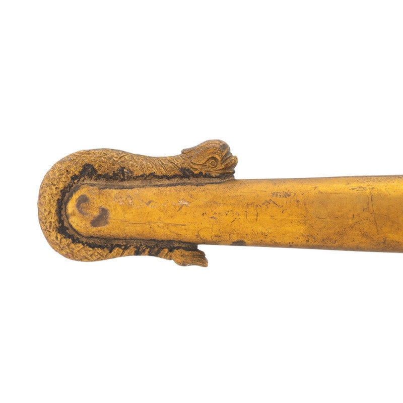 US Model 1852 Naval Officers Sword of WWII US Navy Reserve Lt. JG. L.F. Bassett - 13