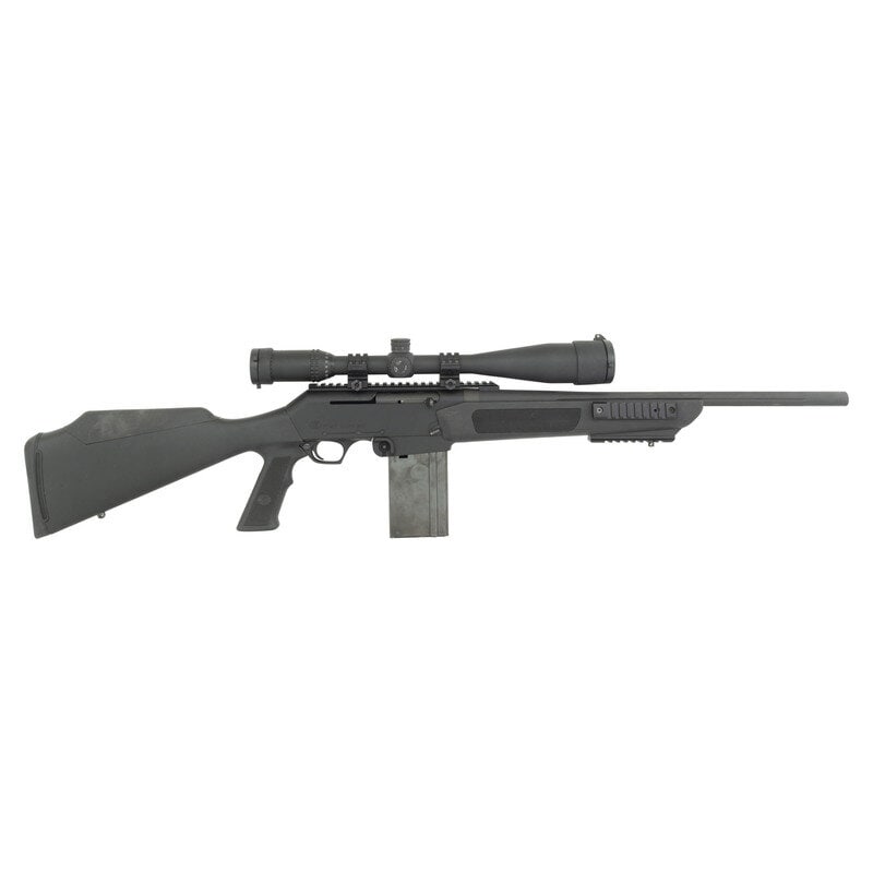 *FN Browning FNAR Rifle: *FN Browning FNAR Rifle 7.62x51mm. 19.5" barrel length. SN: 319MN09446. Aluminum alloy receiver with matte black finish overall and polymer pistol grip stock. Short recoil operated repeating rifle