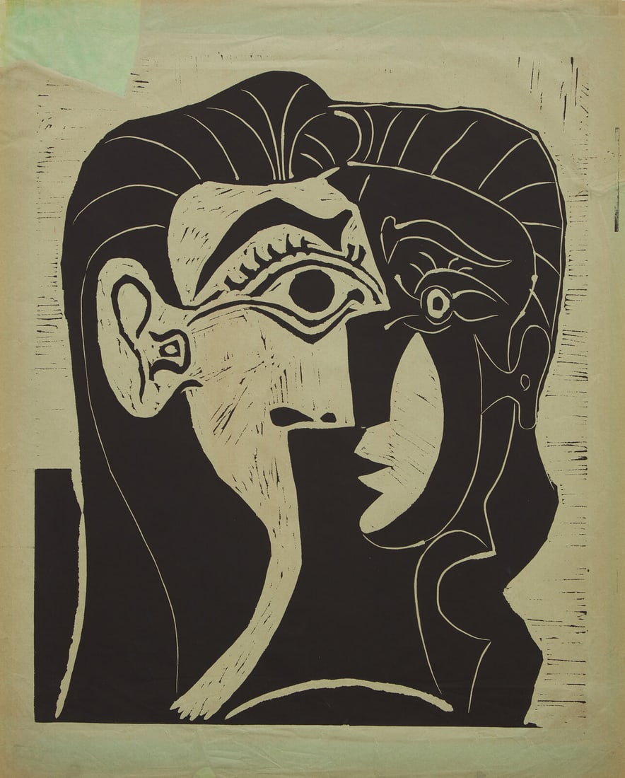 Pablo Picasso (Spanish, 1881–1973) Portrait de Jacqueline de Face. I, 1961 (1 of 3)