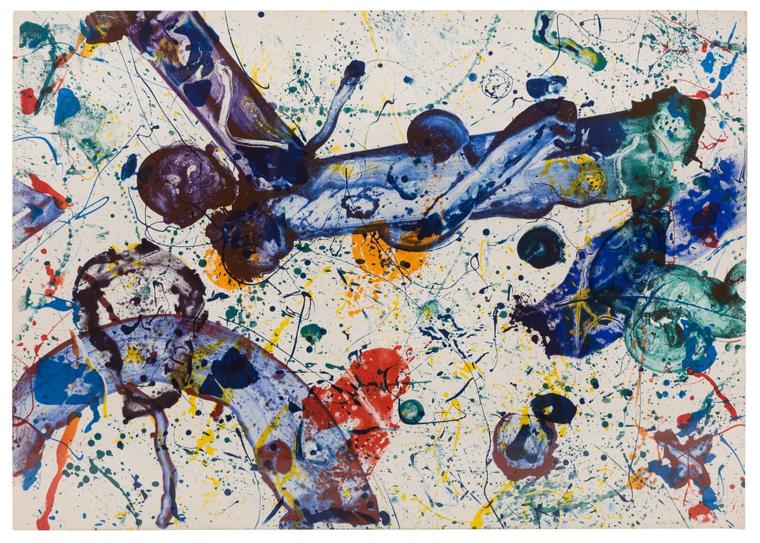 Sam Francis (American, 1923-1994) King Corpse, 1986 (1 of 2)
