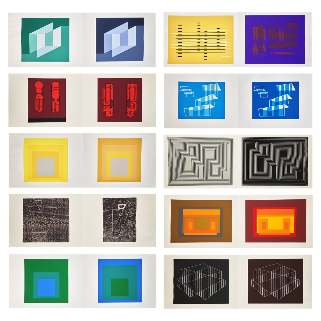 Josef Albers (German, 1888-1976) Formulation : Articulation, 1972 (1 of 15)
