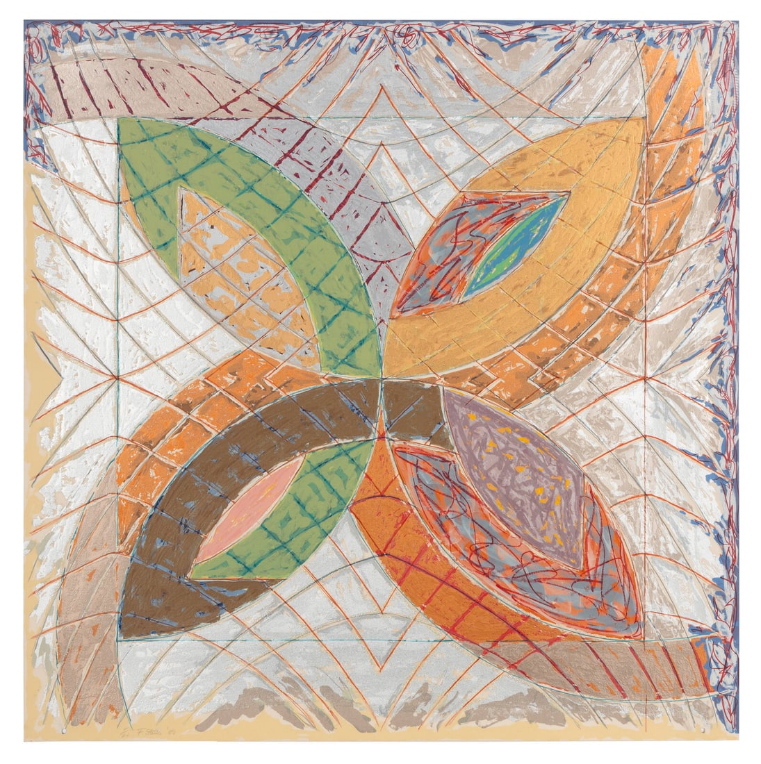 Frank Stella (American, 1936–2024) Polar Co-Ordinates Variant Ia, 1980 (1 of 4)
