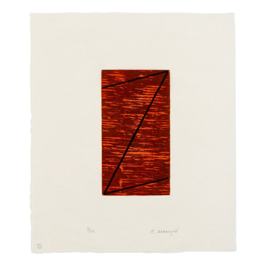 Robert Mangold (American, b. 1937) IV and VI (from I-VIII), 1991-92 (1 of 4)