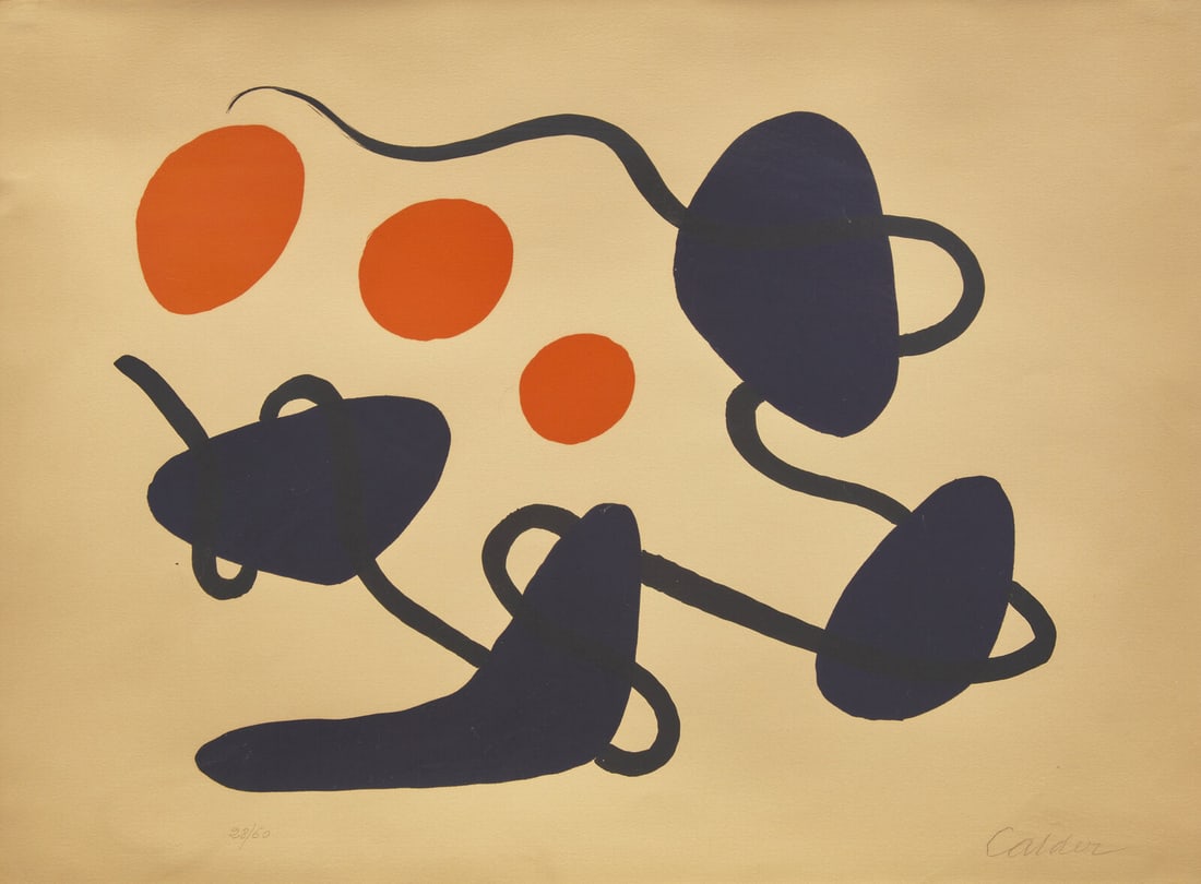 Alexander Calder (American, 1898-1976) The Black Line, 1967 (1 of 3)