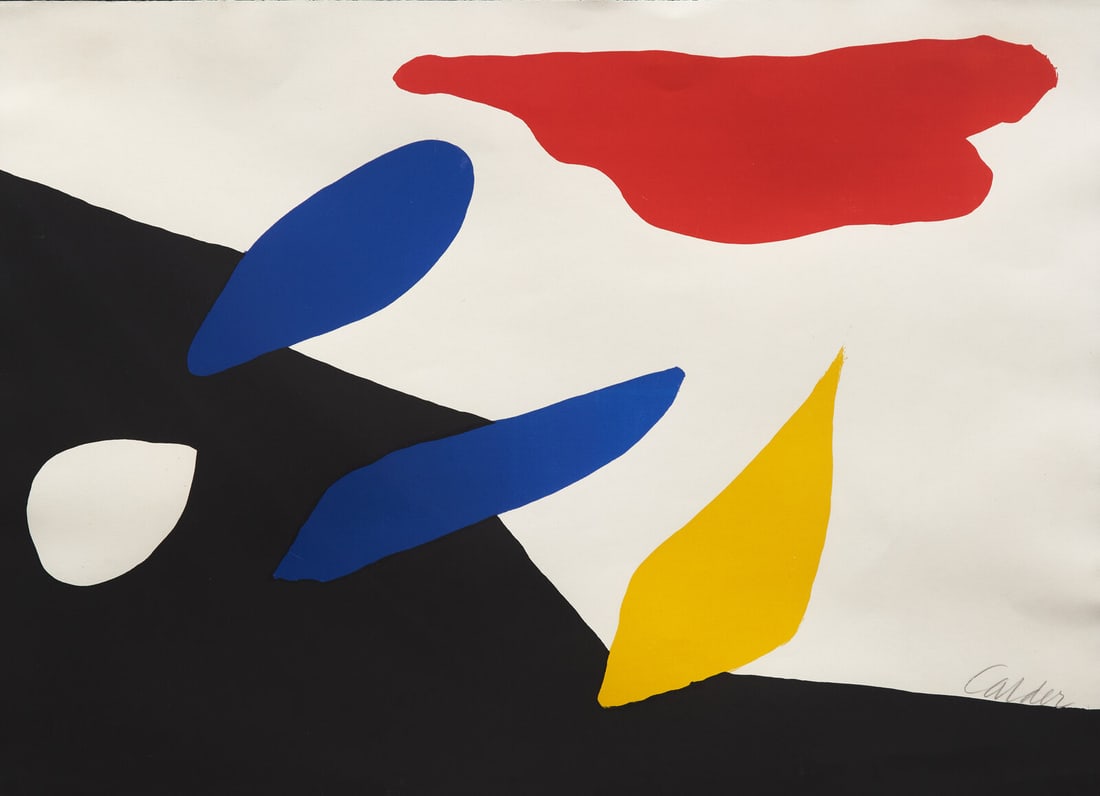 Alexander Calder (American, 1898-1976) Untitled (Red Cloud), 1970 (1 of 3)