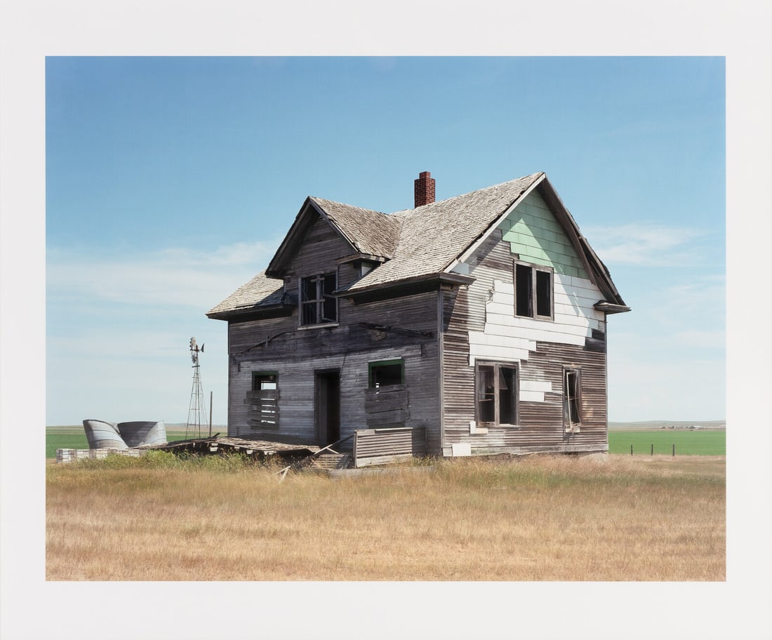 Robert Polidori (Canadian, b. 1951) Abandoned Farmhouse, Schaty Farm, Slope County, North Dakota, (1 of 4)
