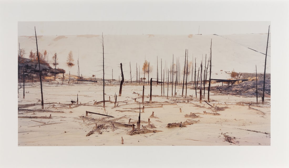 Edward Burtynsky (Canadian, b. 1955) Uranium Tailings #12, Elliot Lake, Ontario, Canada, 1995 (1 of 3)