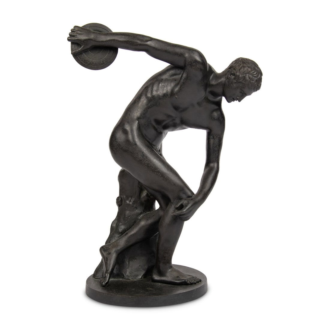 A Grand Tour Bronze Figure of Discobolos (1 of 3)