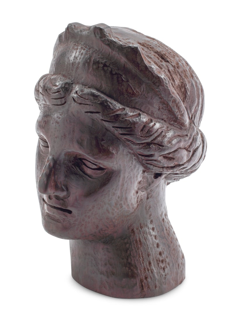 A Neoclassical Style Carved Wood Bust of Aphrodite (1 of 4)