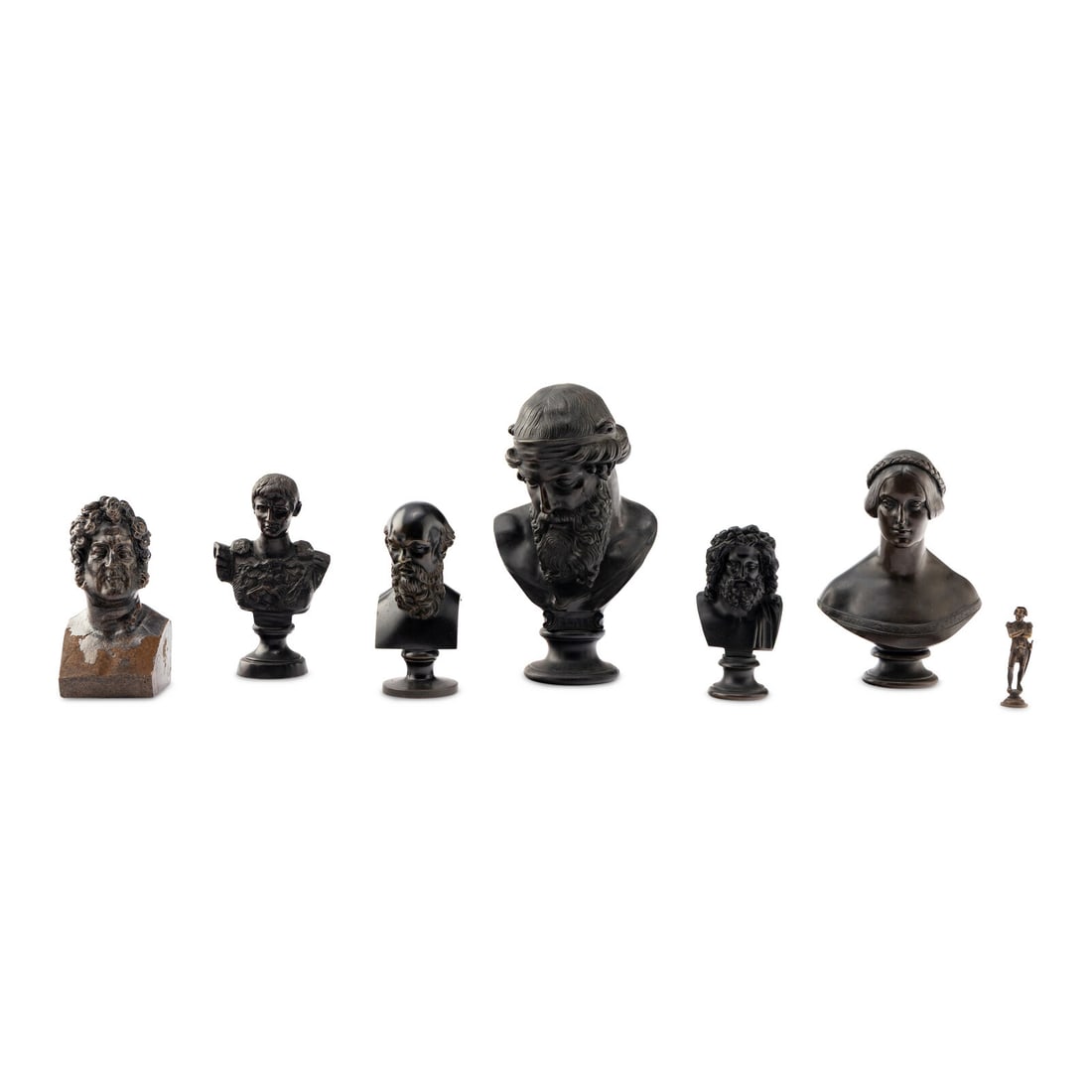 A Collection of Bronze and Cast Metal Busts (1 of 7)