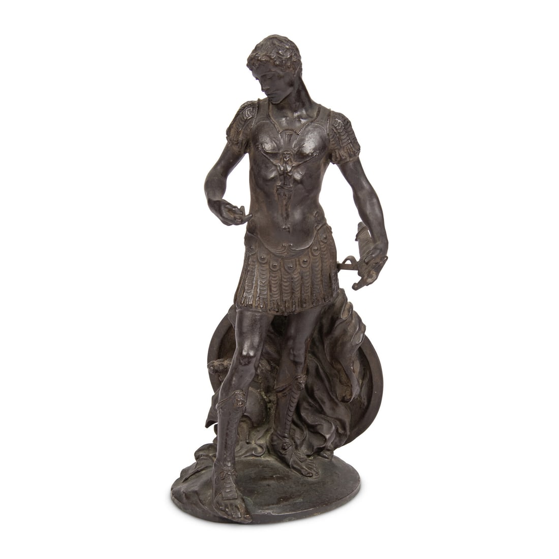 A Grand Tour Bronze Figure of a Warrior (1 of 3)