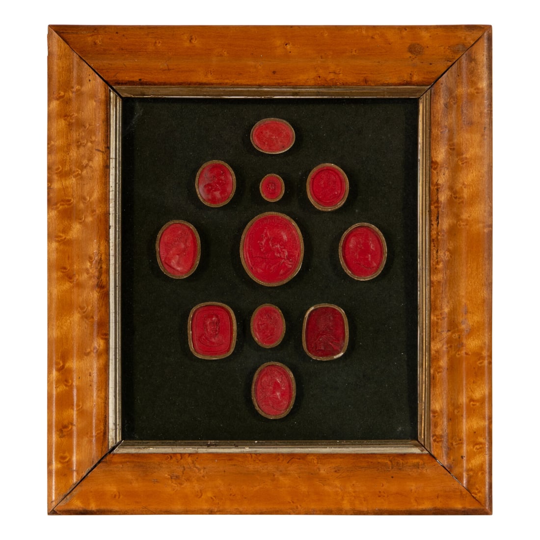 A Framed Group of Eleven Grand Tour Intaglios (1 of 3)
