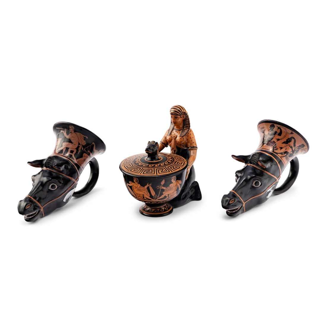 Three Attic Style Terracotta Vessels (1 of 6)