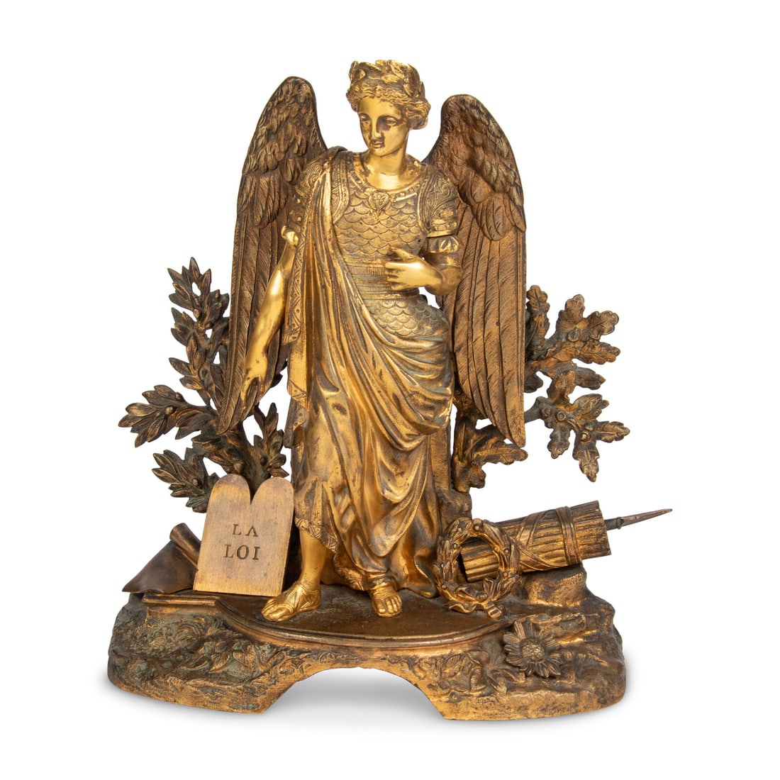 A French Gilt Bronze Clock Figure (1 of 3)