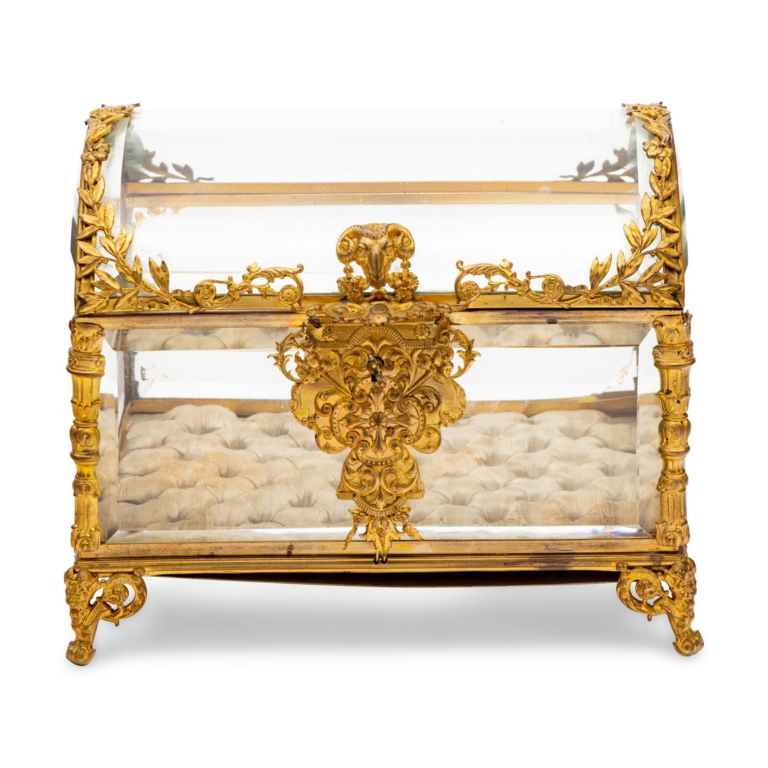 A French Gilt-Metal Mounted Glass Table Casket (1 of 5)