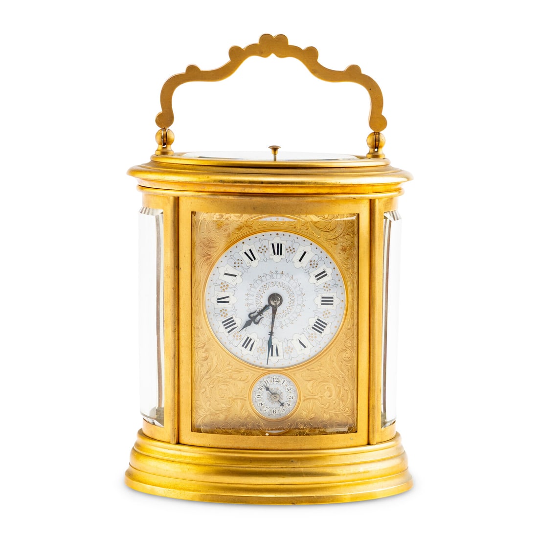 A French Gilt Brass Grande Sonnerie Carriage Clock (1 of 5)