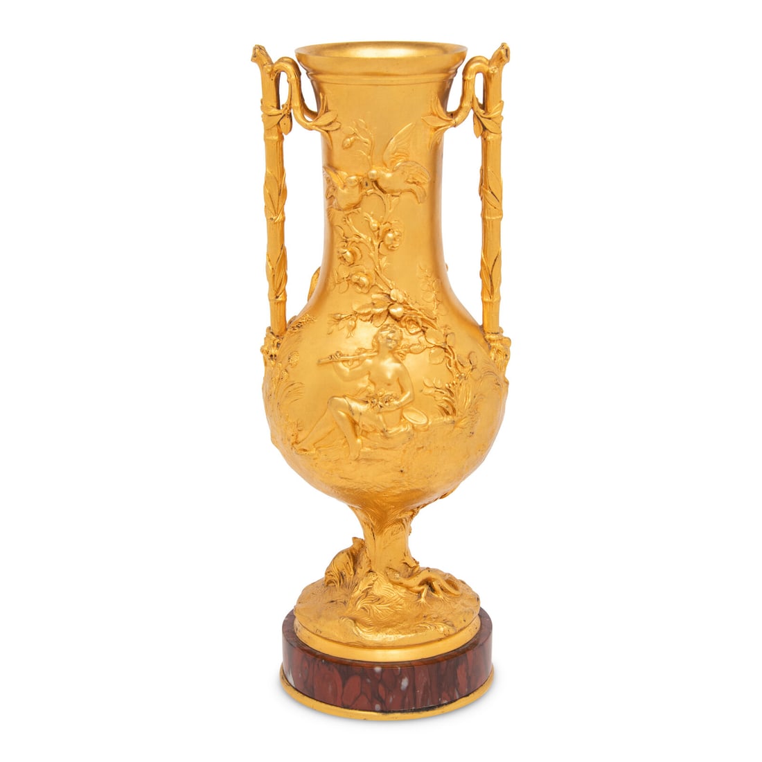 A French Gilt Bronze and Rouge Marble Vase (1 of 4)