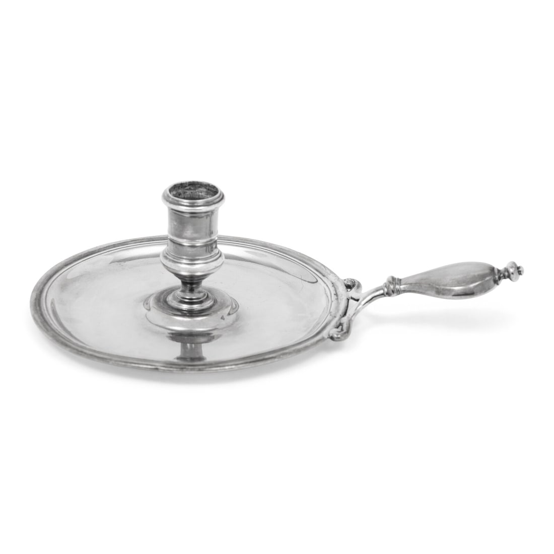 A George II Hugenot Silver Chamberstick (1 of 5)