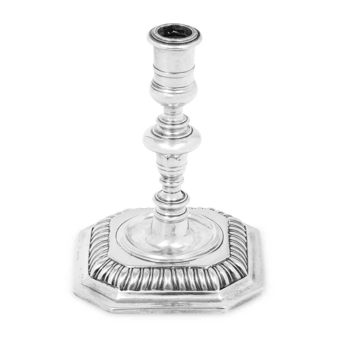 A William III Britannia Silver Taper Stick (1 of 4)